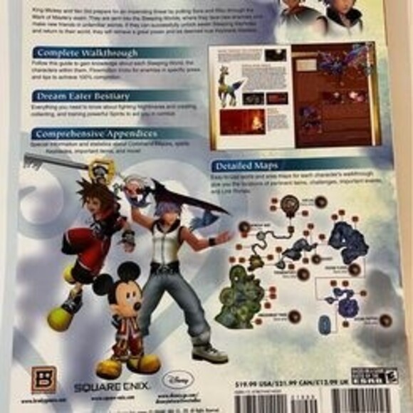 Disney Kingdom Hearts 3D Dream Drop Distance Signature Series Guide BradyGames - Picture 4 of 8